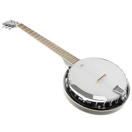 Karrera 6 String Resonator Banjo -  Black Dropshipzone