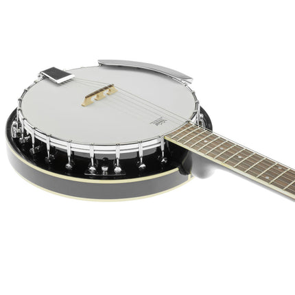 Karrera 6 String Resonator Banjo -  Black Dropshipzone