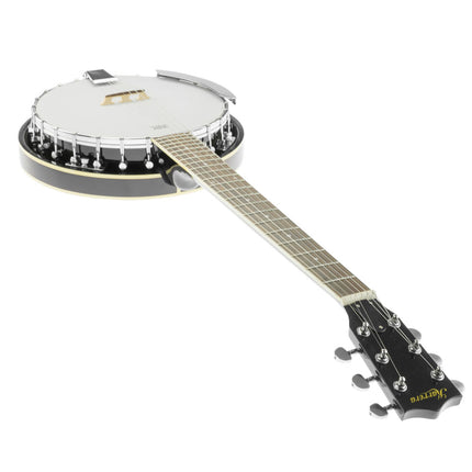 Karrera 6 String Resonator Banjo -  Black Dropshipzone