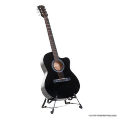 Karrera Acoustic Cutaway 40in Guitar - Black Dropshipzone