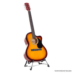 Karrera Acoustic Cutaway 40in Guitar - Sunburst Dropshipzone