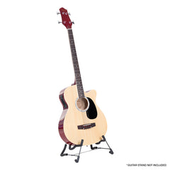 Karrera 43in Acoustic Bass Guitar with electric pickup   - Natural Dropshipzone