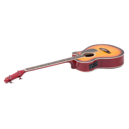 Karrera 43in Acoustic Bass Guitar Sunburst Dropshipzone