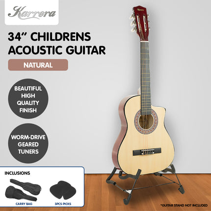 Karrera Childrens Acoustic Guitar Kids - Natural Dropshipzone