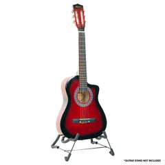 Karrera Childrens Acoustic Guitar Kids - Red Dropshipzone