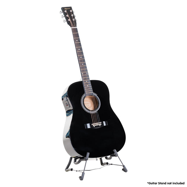 Karrera Electronic Acoustic Guitar 41in  - Black - Sensory Circle