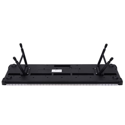 Karrera 61-Key Electronic Piano Keyboard with LED and Folding Stand in Black CHJ-SD1 Dropshipzone