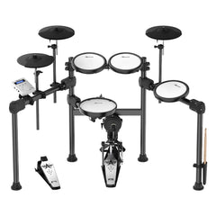 Karrera X23 Electronic Drum Kit With Quiet Mesh Drum Heads, Editable Sound Kits, Kick Pedal And Silicone Kick Drum, Usb Midi And 420 Sound Dropshipzone