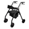 Orthonica Foldable Mobility Steel Rollator 136kg Max Capacity Black - Sensory Circle