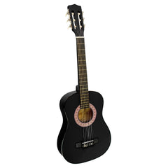 Karrera 34in Acoustic Children Wooden Guitar - Black Dropshipzone