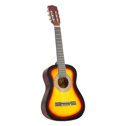 Karrera 34in Acoustic Wooden Childrens Guitar - Sunburst Dropshipzone