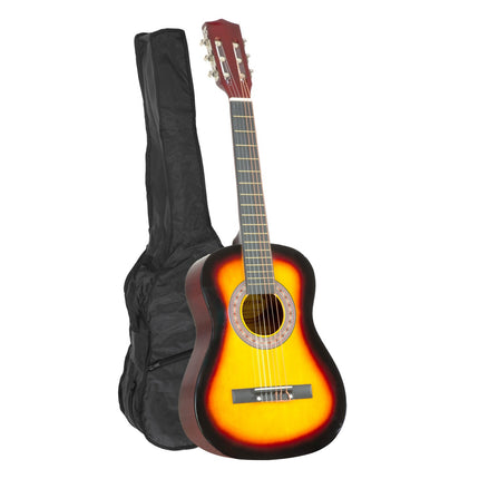 Karrera 34in Acoustic Wooden Childrens Guitar - Sunburst Dropshipzone