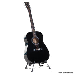 Karrera 41in Acoustic Wooden Guitar with Bag - Black Dropshipzone