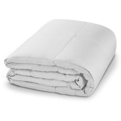 Laura Hill Weighted Blanket Heavy Quilt Doona 5Kg - White - Sensory Circle