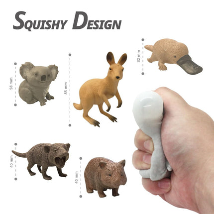 Stretchy Squishy Australian Wildlife Gift Set - Sensory Stimulation Animal Toys Dropshipzone