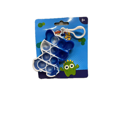 Push Bubble Pop It Fidget Keyring Squeeze Toy Sensory Silicone Stress Reliever Dropshipzone