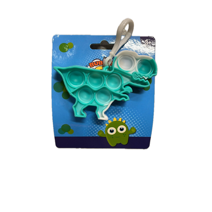Push Bubble Pop It Fidget Keyring Squeeze Toy Sensory Silicone Stress Reliever Dropshipzone