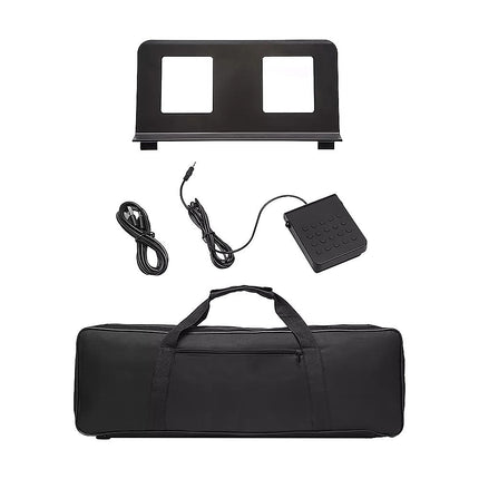Folding Digital Piano 88 Key Velocity-Sensitive + Carry Case Pedal Dropshipzone