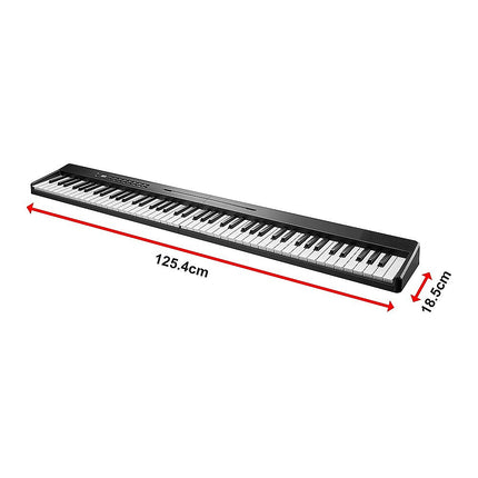 Folding Digital Piano 88 Key Velocity-Sensitive + Carry Case Pedal Dropshipzone