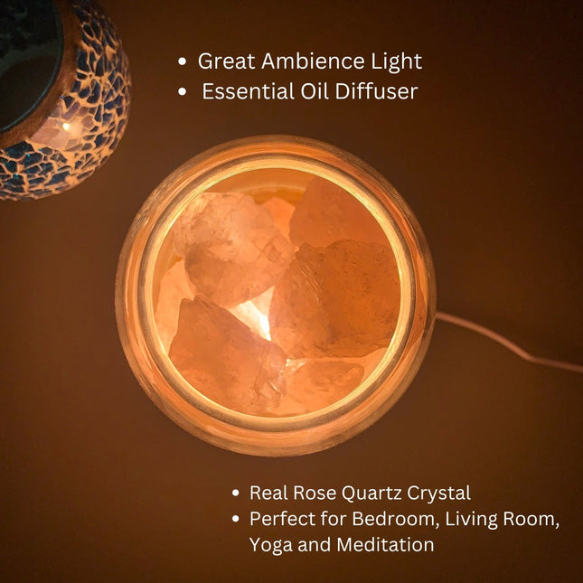 Aurora Crystal Diffuser - Rose Quartz Dropshipzone