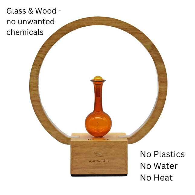 LUNA (Nebuliser+Ringlight) - Waterless Diffuser | Essential oil Burner | Aromatherapy| Home Fragrance Dropshipzone