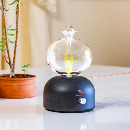 Oscar High Eco-Friendly Nebuliser Black | Waterless Aroma Diffuser | No Plastics Pure Essential Oil Diffusing Dropshipzone