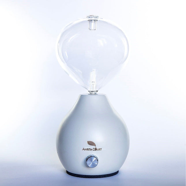 Hour Glass Eco-Friendly Nebuliser White | Waterless Aroma Diffuser | No Plastics Pure Essential Oil Diffusing Dropshipzone
