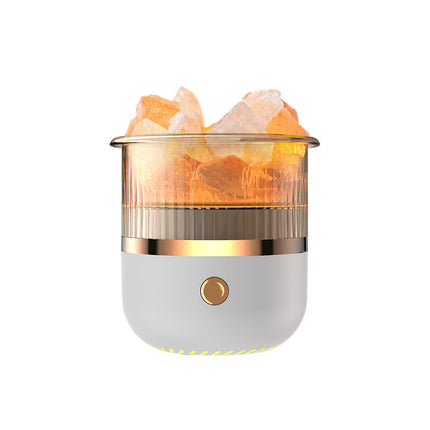 Crystal Humidifier with LED Light - Aromatherapy Diffuser for Home Relaxation(white) Dropshipzone