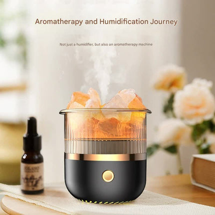 Crystal Humidifier with LED Light - Aromatherapy Diffuser for Home Relaxation(white) Dropshipzone