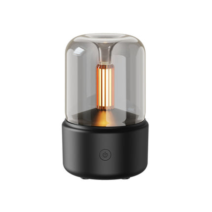 Black Creative Candleligh Aromatherapy Diffuser USB Desktop Ambient Candle Lamp Humidifier Dropshipzone