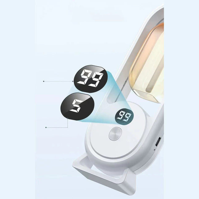 White Ultrasonic Aroma Diffuser with Nano Mist & LED Night Light - Fragrance & Odor Eliminator for Home Bedroom & Bathroom(Essential Oils Not Included) Dropshipzone