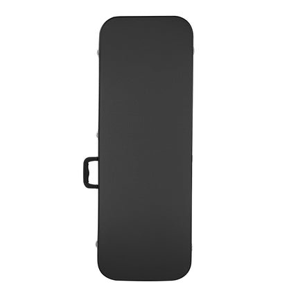 Electric Guitar Hard Case, 1095 mm Rectangular Guitar Hard Case, With Lock Latch Keys Handle, PVC Padding Soft Lining Water-Resistant Hard Shell Guitar Cases, for 990 mm Electric Guitars, Black Dropshipzone