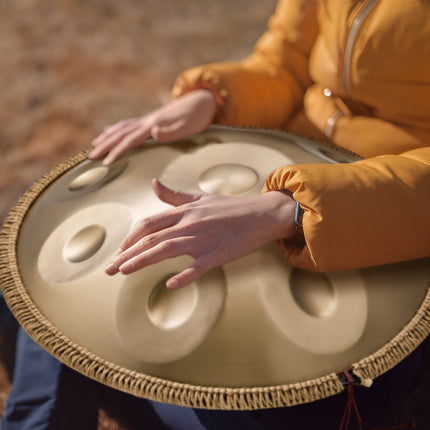 Handpan Drum 22 in 9 Notes D Minor Steel Hand Drum with Mallets for Adult Dropshipzone