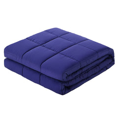 Giselle Bedding Weighted Blanket 6.8kg Kids Adults Heavy Gravity Relax Calm Blue Dropshipzone