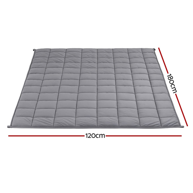 Giselle 6.8KG Weighted Blanket Adults Kid Anti Anxiety Gravity Blankets Sherpa Fleece Dropshipzone