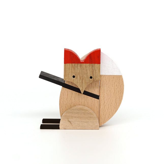 Wooden Magnetic - Nordic Fox Toy - Sensory Circle