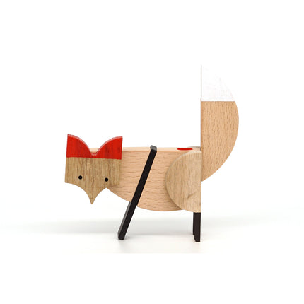 Wooden Magnetic - Nordic Fox Toy - Sensory Circle