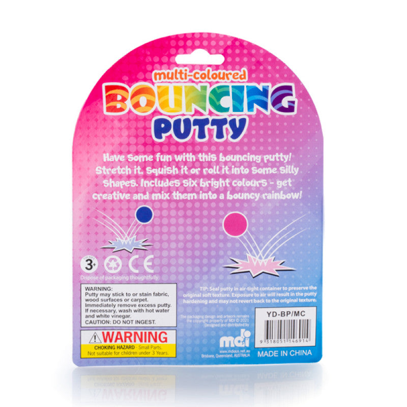 Bouncing Rainbow Putty - Sensory Circle