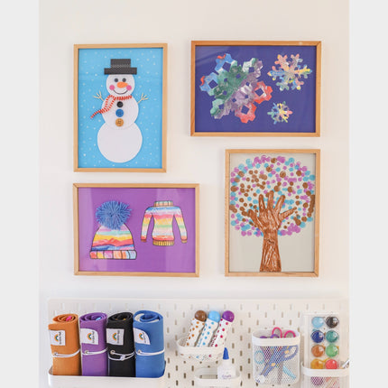 Acrylic Display Frame - Solid BeechWood Frame