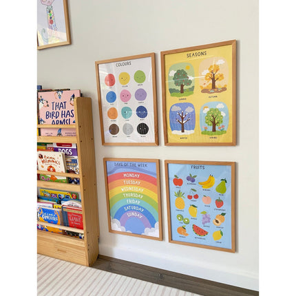 Acrylic Display Frame - Solid BeechWood Frame