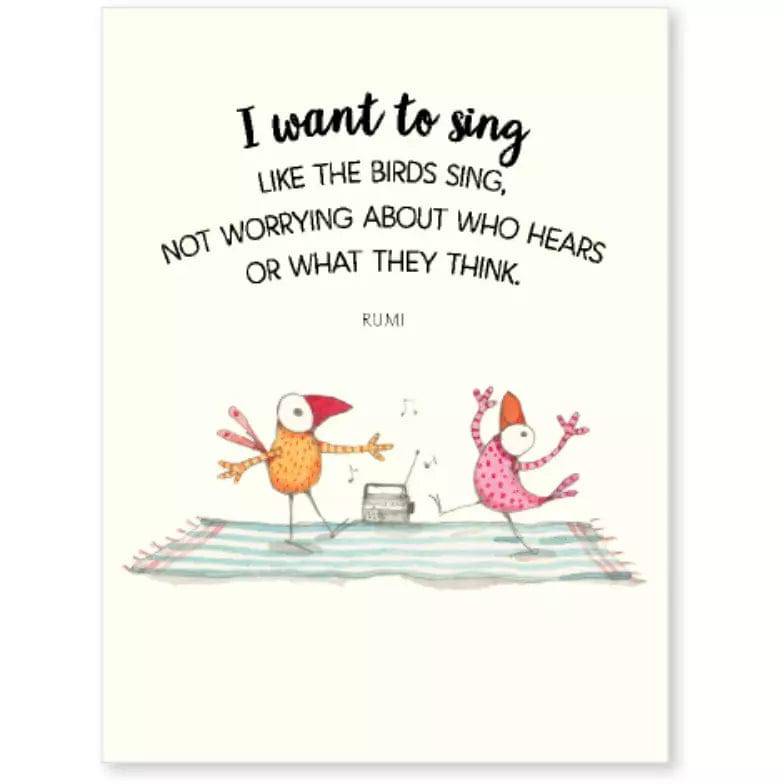 Cheeps and Chirps - Twigseeds 24 affirmation cards + stand - Sensory Circle