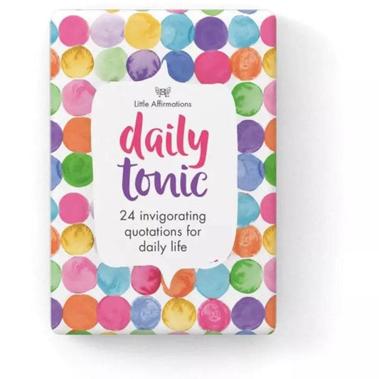 Daily Tonic - 24 affirmation cards + stand