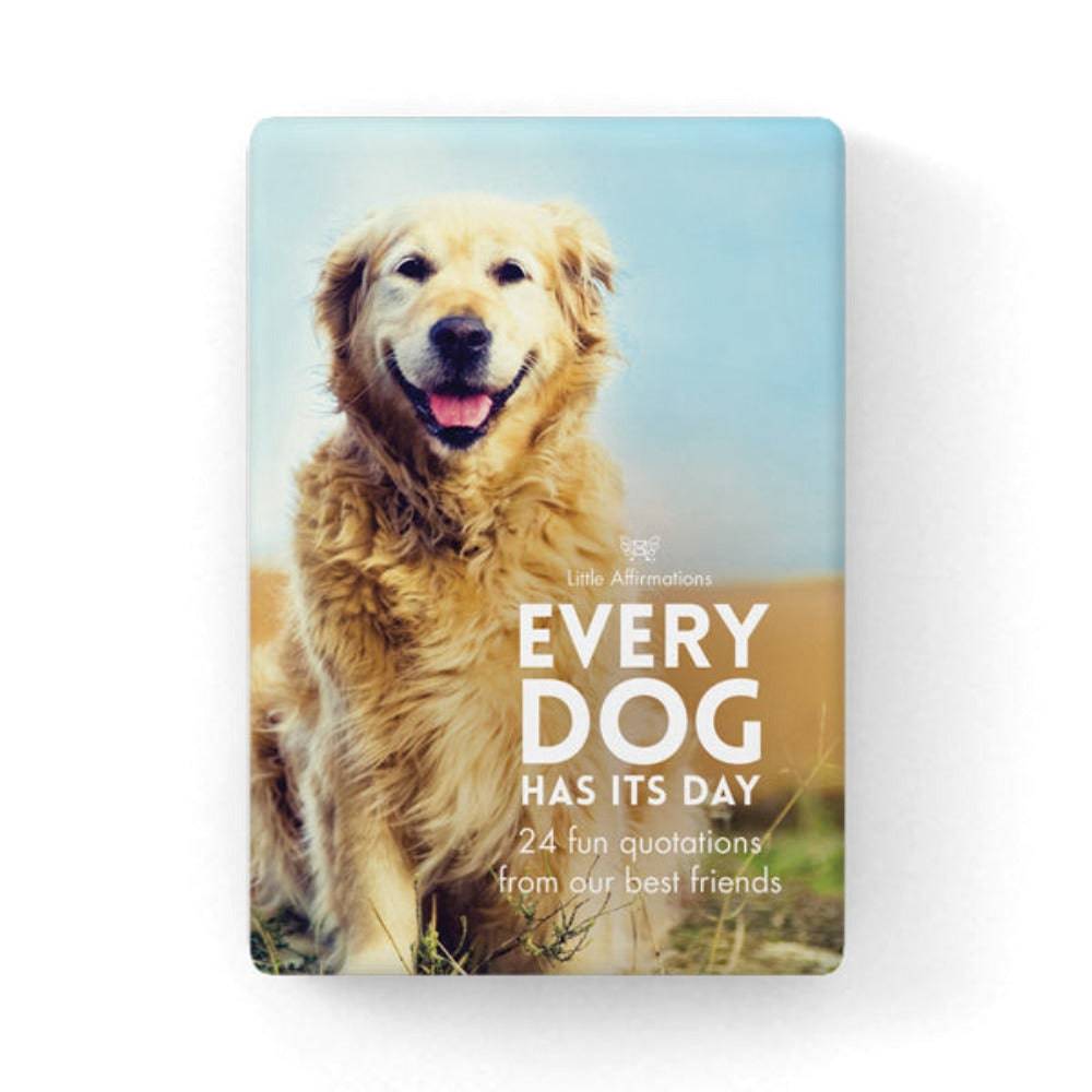 Every Dog Has It's Day - 24 affirmation cards + stand - Sensory Circle