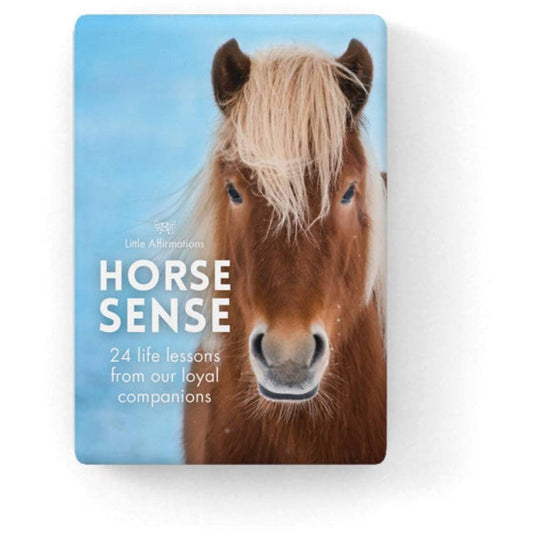 Horse Sense - 24 affirmation cards + stand