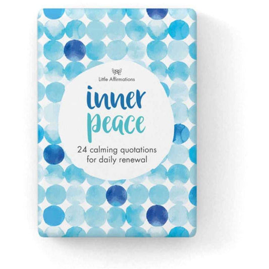 Inner Peace - 24 affirmation cards + stand