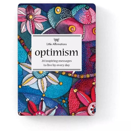 Optimism - 24 affirmation cards + stand