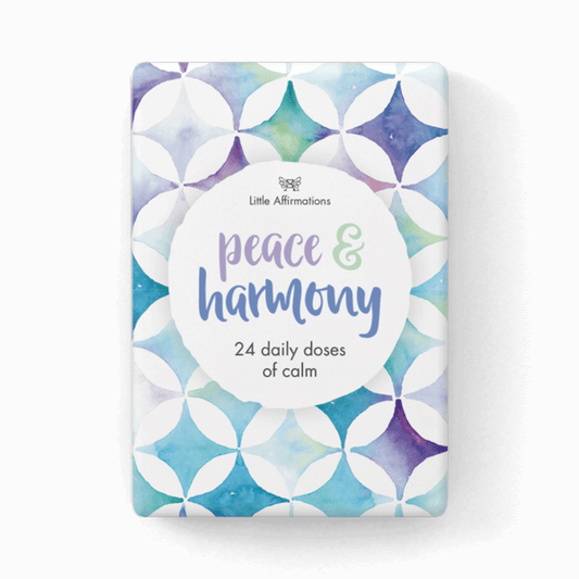Peace and Harmony - 24 affirmation cards + stand