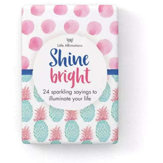 Shine Bright - 24 affirmation cards + stand