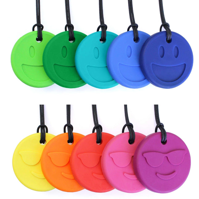 ARK's Smiley Face Chewmoji® Necklace - Sensory Circle