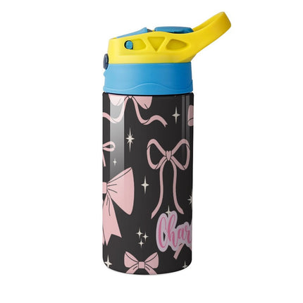 Personalised Kids Water Bottle - Bow Timber Tinkers